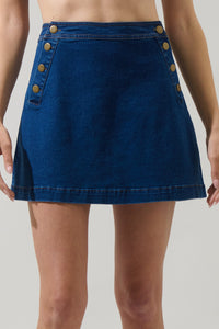 Lavinia Denim Malty Mini Skirt