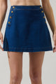 Lavinia Denim Malty Mini Skirt