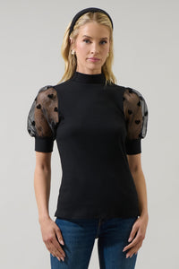 Erlina Heart Knit Top