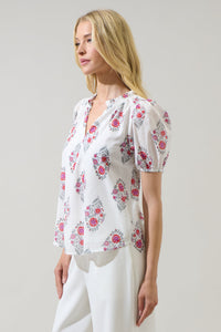 Nelina Floral Leonor Poplin Top