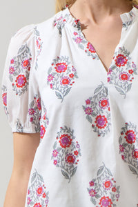 Nelina Floral Leonor Poplin Top