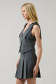 Giany Button Down Bow Vest