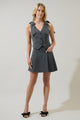 Giany Button Down Bow Vest