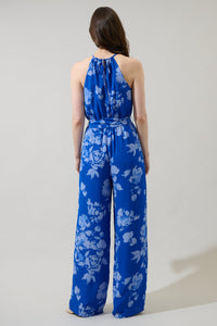 Lilith Floral Lighthearted Trapeze Jumpsuit