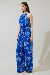Lilith Floral Lighthearted Trapeze Jumpsuit