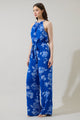 Lilith Floral Lighthearted Trapeze Jumpsuit