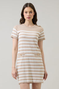 Ebie Striped Mini Dress