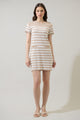 Ebie Striped Mini Dress