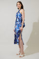 Jabi Floral Reilly Criss Cross Midi Dress