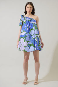 Dayana Floral Adley Shift One Shoulder Mini Dress