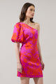 Vallie Floral Kesia One Shoulder Mini Dress