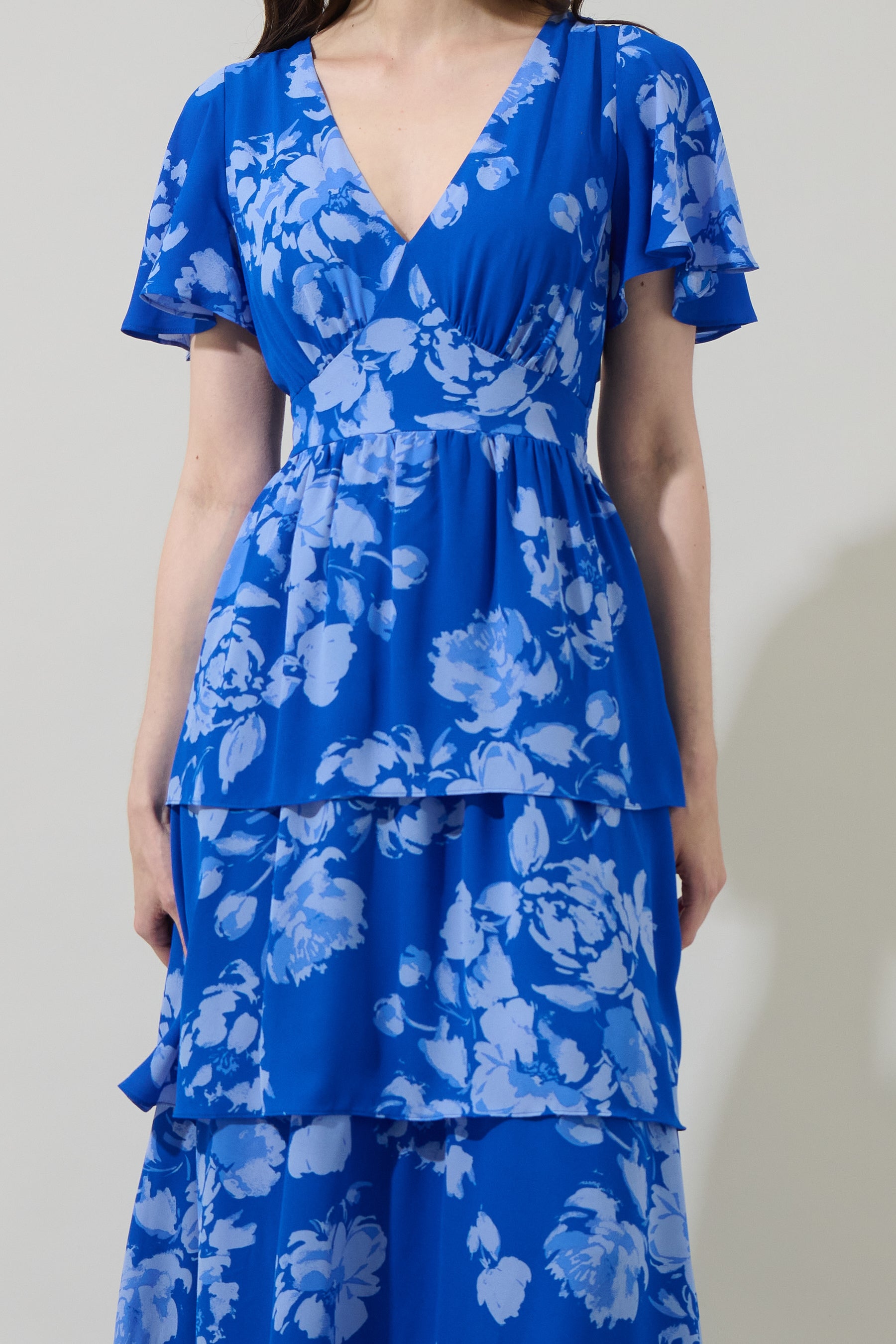 sugarlips maxi dress Bary Floral Smocked Maxi Dress