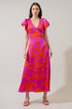 Vallie Floral Ritany Empire Maxi Dress