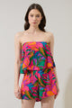 Beal Tropical Strapless Romper