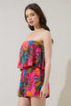 Beal Tropical Strapless Romper