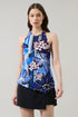 Jabi Floral Myla Asymmetrical Top