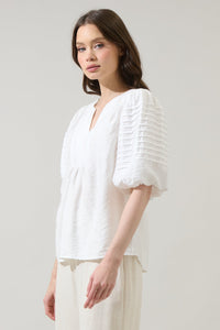 Cerry Pleated Top