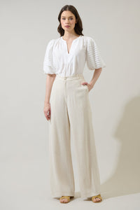 Cerry Pleated Top