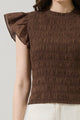 Zulema Smocked Ruffle Top