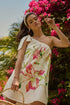 Lilibet Floral Kerra One Shoulder Mini Dress