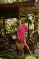Raelynn Linen Wrap Mini Dress