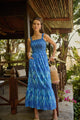 Carys Abstract Delcy Smocked Maxi Dress