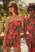 Beal Tropical Strapless Romper