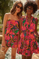 Beal Tropical Strapless Romper