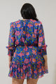 Wendey Floral Idra Ruffle Chiffon Dress Curve