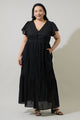 Brigid Blissa Button Midi Dress Curve
