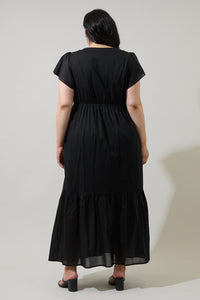 Brigid Blissa Button Midi Dress Curve