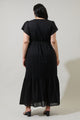 Brigid Blissa Button Midi Dress Curve