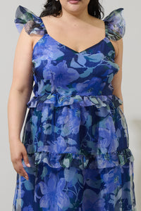 Mylie Organza Truth Tiered Maxi Dress Curve