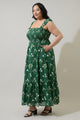 Kestrel Floral Tayla Smocked Maxi Dress Curve