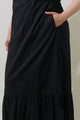 Coraly Xena Puff Sleeve Maxi Dress Curve