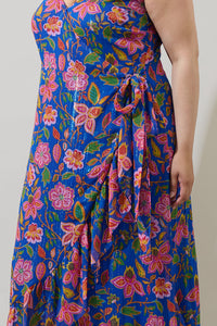 Wendey Floral Zayna Wrap Maxi Dress Curve