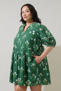 Kestrel Floral Fawna Shift Mini Dress Curve