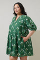 Kestrel Floral Fawna Shift Mini Dress Curve