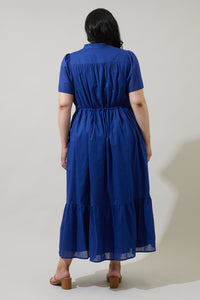Bluebell Button Down Maxi Dress Curve