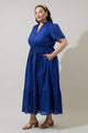 Bluebell Button Down Maxi Dress Curve