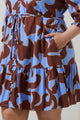 Briley Abstract Roana Mini Dress Curve