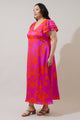 Vallie Floral Ritany Empire Maxi Dress Curve