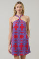 Rory Abstract Amory Halter Mini Dress