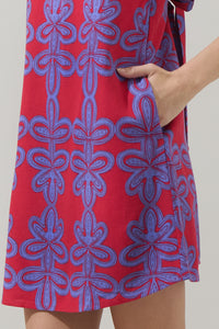Rory Abstract Amory Halter Mini Dress