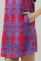Rory Abstract Amory Halter Mini Dress