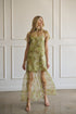 Ellery Floral Dime Organza Maxi Dress