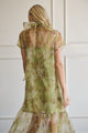 Ellery Floral Dime Organza Maxi Dress