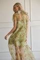 Ellery Floral Dime Organza Maxi Dress