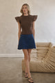 Zulema Smocked Ruffle Top