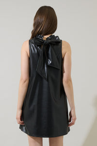 Polley Leather Benson Trapeze Mini Dress